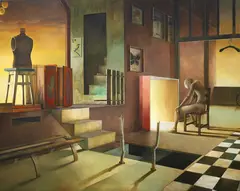 Marcin Lukasiewicz, Lies of Shadow, oil on canvas