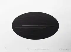 Piha - night measure by Gretchen Albrecht, lithograph, 16/30, sold Sep 2024
