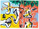 Pat Hanly, The Tour Division: End of the Golden Age, screenprint, 44/50