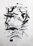 Allen Maddox, Black Head, lithograph, AP