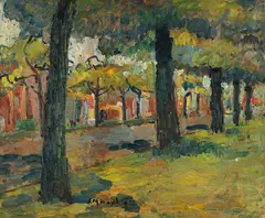 Arthur Merric Boyd, The Avenue, oil on canvas