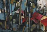 Colin McCahon, Kauri, screenprint