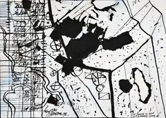 Robert Ellis, Untitled, mixed media and collage on paper