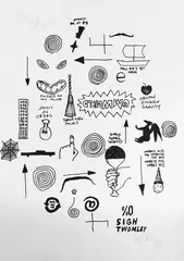 UmWorld by Peter Robinson, ink on paper, sold Sep 2024