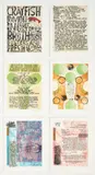 Cornucopia Collection by Dick Frizzell, Denys Watkins, Carole Shepheard, six screenprints, 28/100, sold Sep 2024