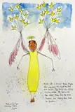 Andy Leleisi'uao, Untitled - Necto, ink and watercolour on paper