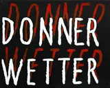 Peter Robinson, Donnerwetter, oil on canvas