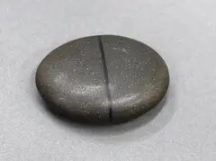 Untitled - stone by John Edgar, granite, glass, sold Sep 2024