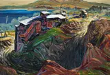 Herbert Harry Tornquist, Sunday at the Quarry, oil on board