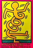 Keith Haring, Montreaux Jazz Festival Poster '83, screen printing on 250gr semi-matte coated paper