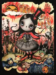 Misery, Untitled, mixed media on paper