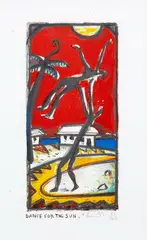 Nigel Brown, Dance for the Sun, lithograph, 60/148