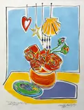Claudia Pond Eyley, The sun, moon and the tides, screenprint, AP