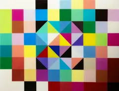 Anne Riethmaier, Extraordinary, acrylic and liquid glass on board