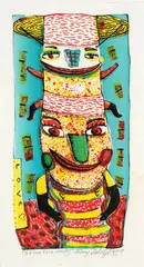 Jennifer Dolezel, Love Each Other, lithograph, 22/47