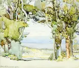 Dorothy Kate Richmond, Untitled - Landscape, watercolour