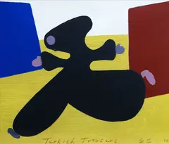 Eion Stevens, Turkish Trousers, acrylic on paper