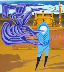 Tom Mutch, GEE.G.E., oil on board