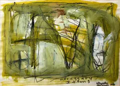 Peter Cleverley, Necessary Items, mixed media on paper