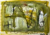 Peter Cleverley, Necessary Items, mixed media on paper