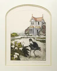 Russell Jackson, West Coast, colour lithograph, 91/100