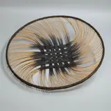 Ruth Castle, Large grid pattern round dish