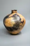 Potter Unknown, Dung fired and burnished ceramic vase