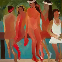 Star Gossage, Untitled, oil on board
