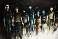 Séraphine Pick, Devil’s Music, oil on linen canvas