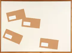 Nick Austin, What your handwriting reveals, acrylic and marker pen on canvas