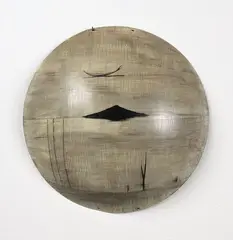 Simon Kaan, Untitled, acrylic on metal