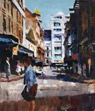 Peter McIntyre, Vulcan Lane, Auckland
