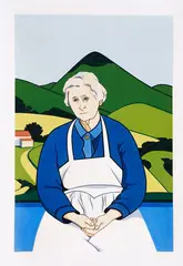 Robin White, Florence and Harbour Cone, silkscreen print, 8/40