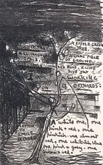 Letter to Emile Bernard by Colin McCahon, lithograph, 1956, offered Aug 2024