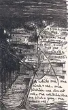 Colin McCahon, Letter to Emile Bernard, lithograph, 1956