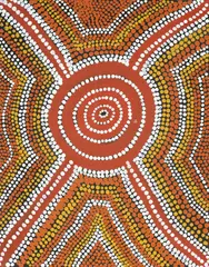 Alan Kenda, Kumgba Kutjara Tjukurpa, acrylic on canvas