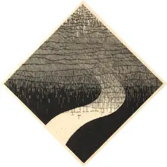 Passage by Carol L. Schiffleger, monoprint, 10/20, sold May 2024