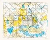 Allen Maddox, Untitled Grid, lithograph, 16/32