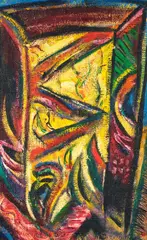Philip Clairmont, Window 1980-81, oil on board