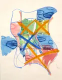 Allen Maddox, Untitled, mixed media on paper