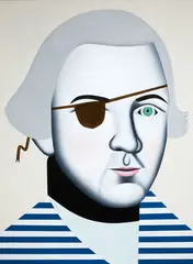 Gavin Hurley, Second Mate, oil on hessian