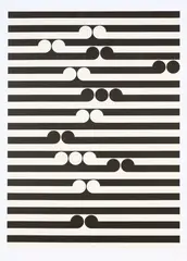 Tama by Gordon Walters, screenprinted poster, sold May 2024