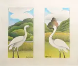 Don Binney, Egret Intermedia, Piha: Duo