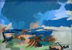 Douglas MacDiarmid, Chalautre VII, oil on canvas