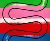 Jan van der Ploeg, The Wave, acrylic on paper