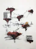 John Pule, Fenonga Kia Koe, lithograph, 84/100