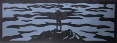 The Seeker by Cleon Peterson, screenprint on rag paper, edition of 50, offered May 2024