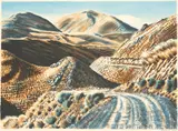 Dick Frizzell, South Side Dansey's Pass, screenprint, 14/50