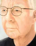 Martin Ball, Max Gimblett (small portrait), oil on canvas, 2007