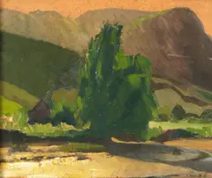 Ida Gertrude Eise, Huia, Whatipu, oil on board